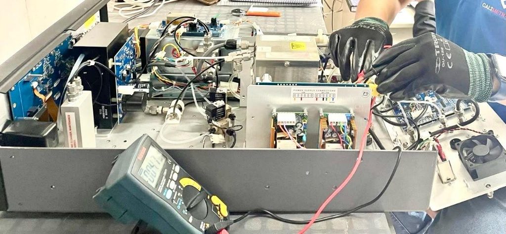 Mantenimiento de un analizador de gases